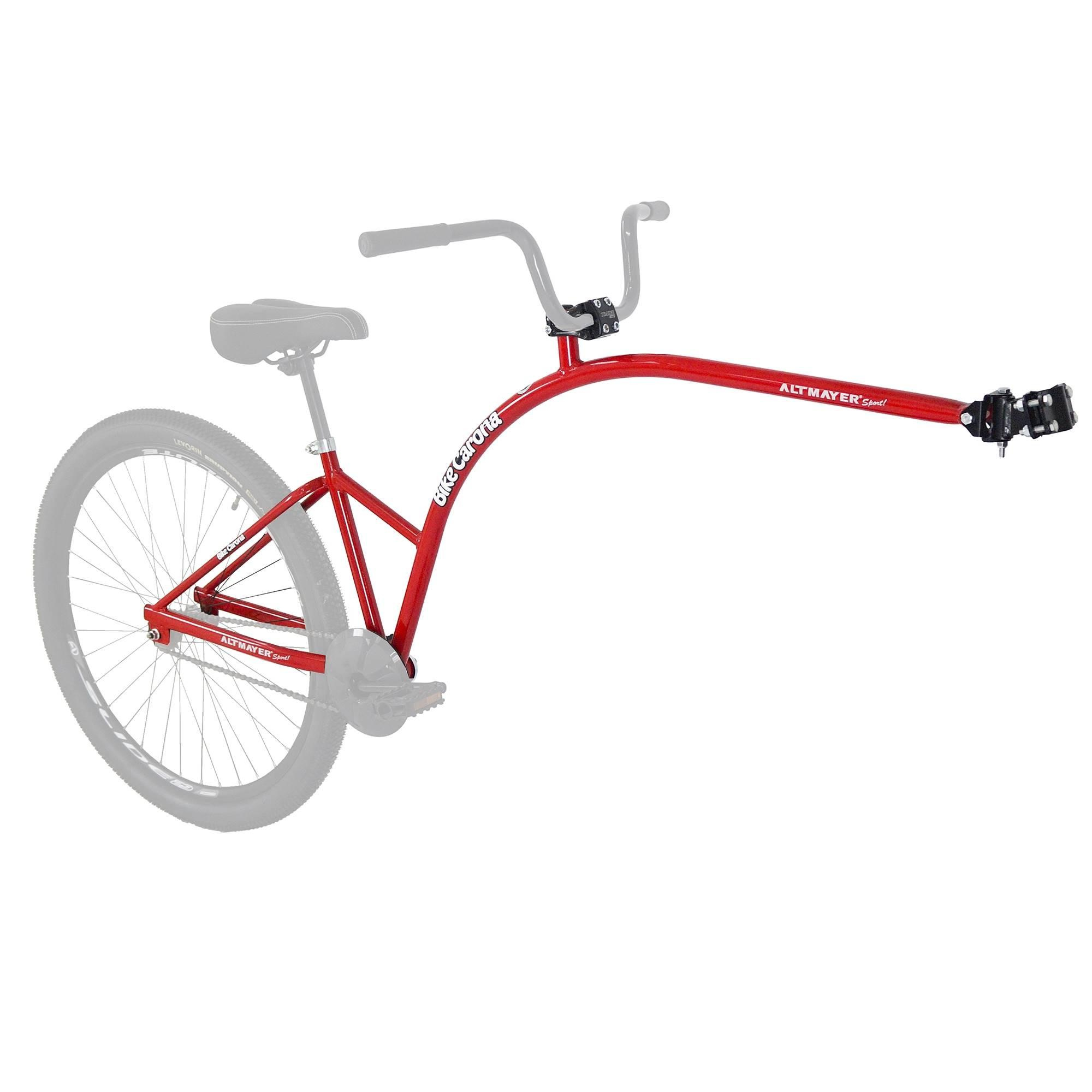 Quadro Bike Carona Aro 29 Reboque de Bicicleta para Adultos Vermelho