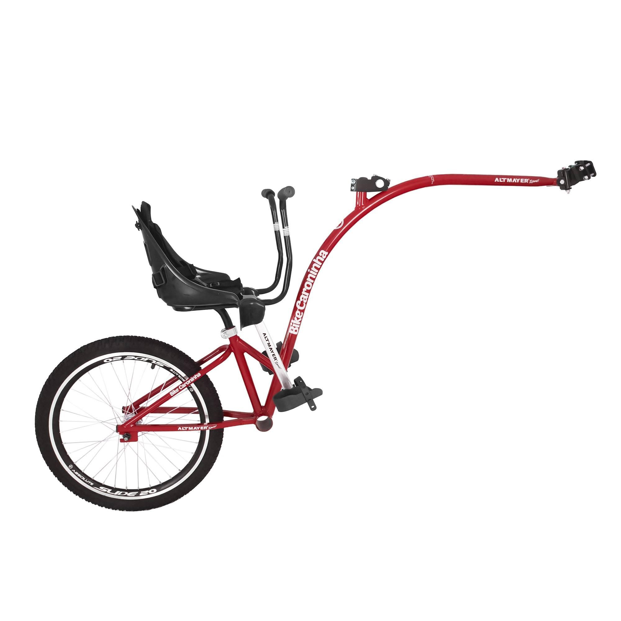 Bike Caroninha Baby Completo Vermelho com Assento Preto