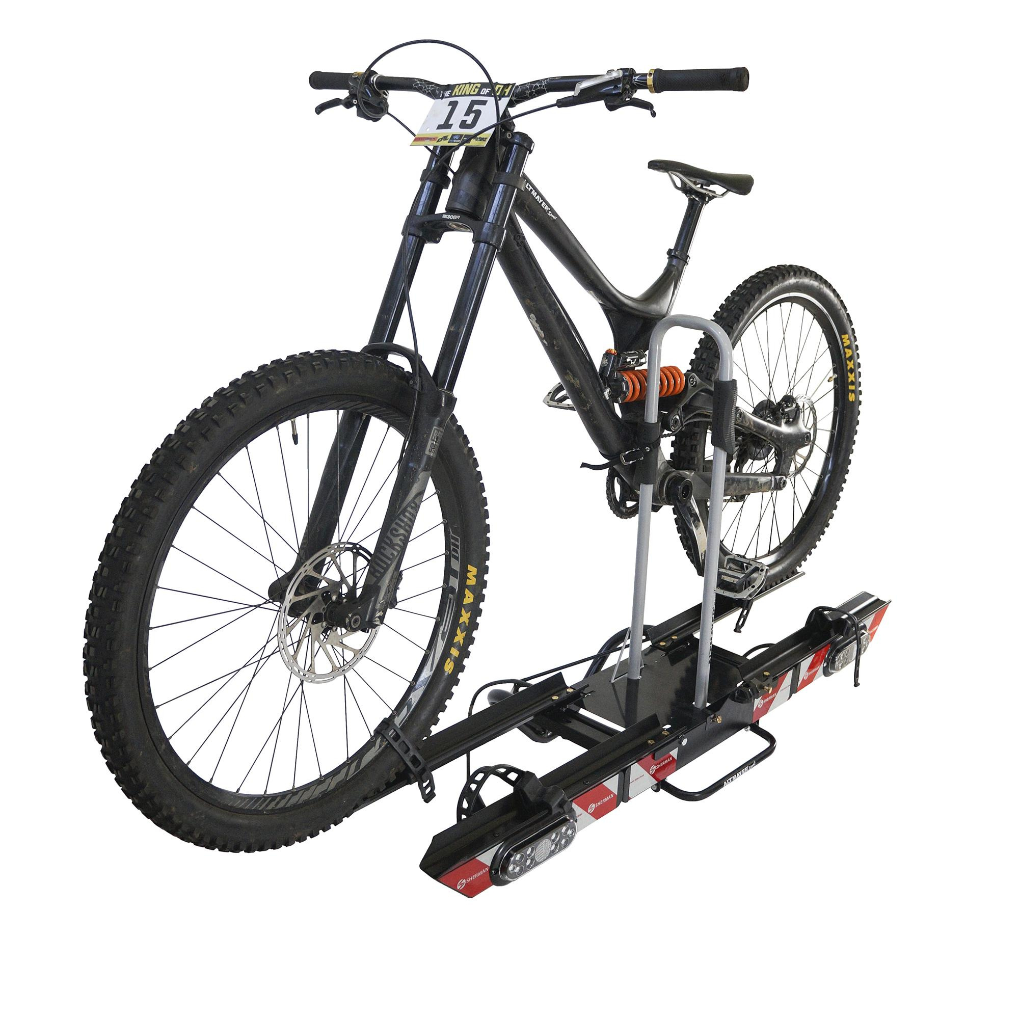 Transbike para Bola de Engate com Canaleta e Sinalizador Adventure p/2 Bicicletas