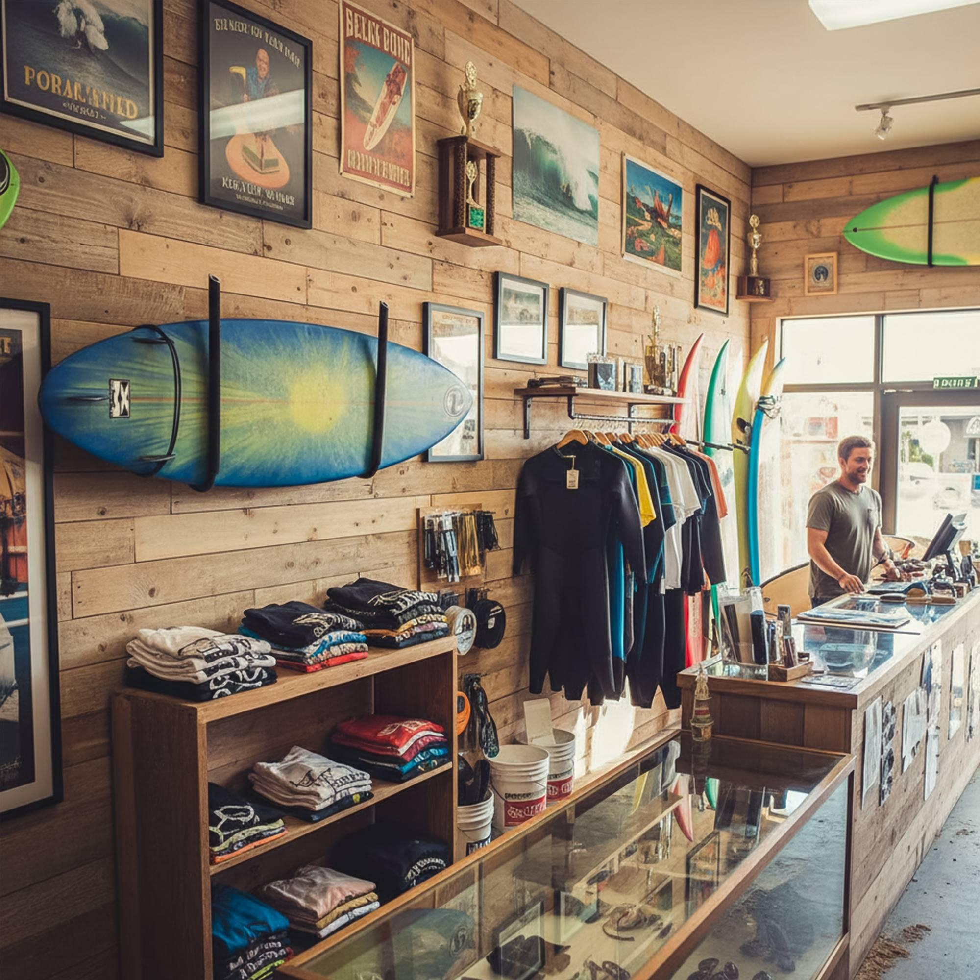 Suporte de Prancha Horizontal Individual para Fixar na Parede