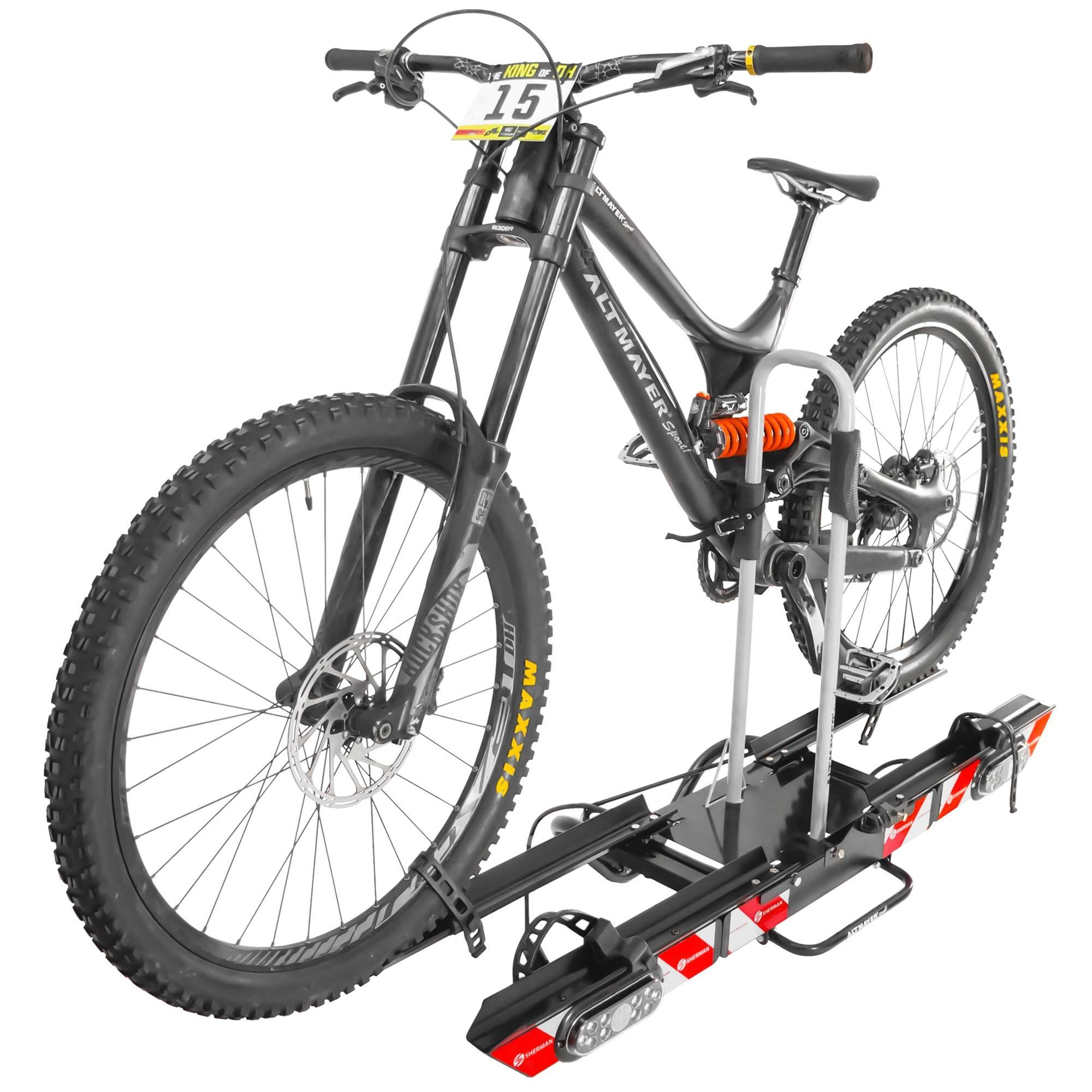 Transbike para Bola de Engate com Canaleta e Sinalizador Adventure p/2 Bicicletas