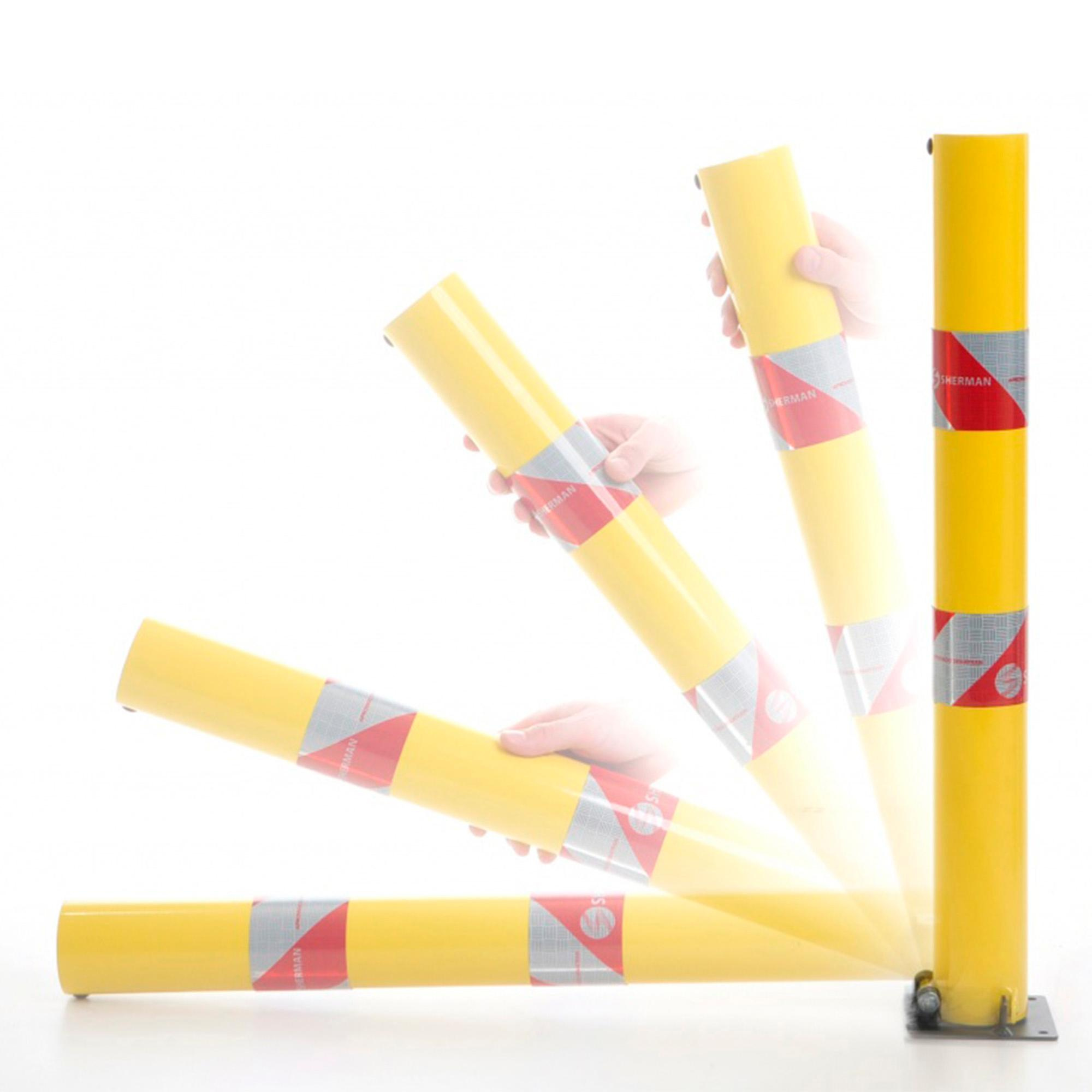 Poste Guarda Vaga/ Limitador de Passagem Dobrável