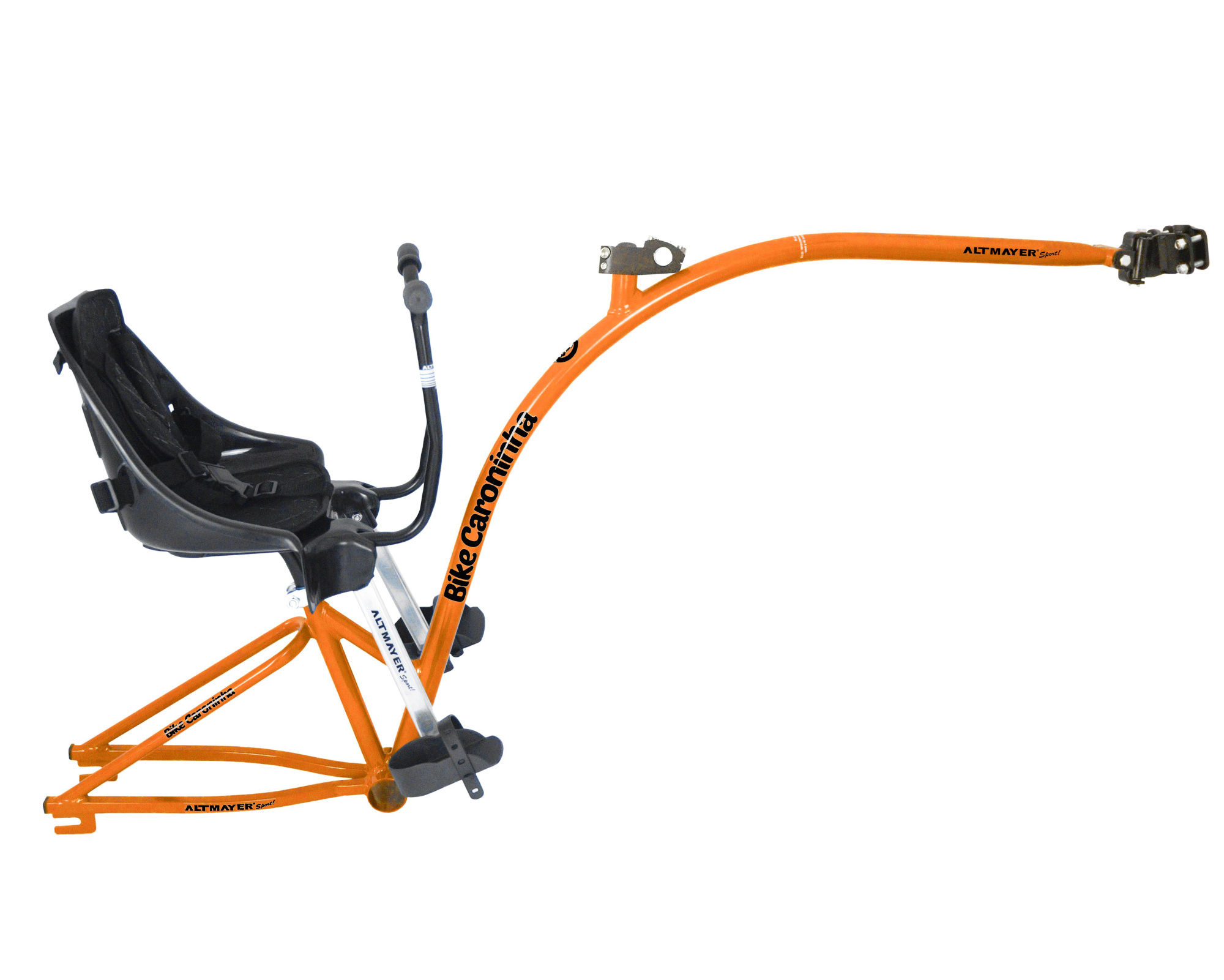 Bike Caroninha Babu Quadro Laranja com Assento Preto