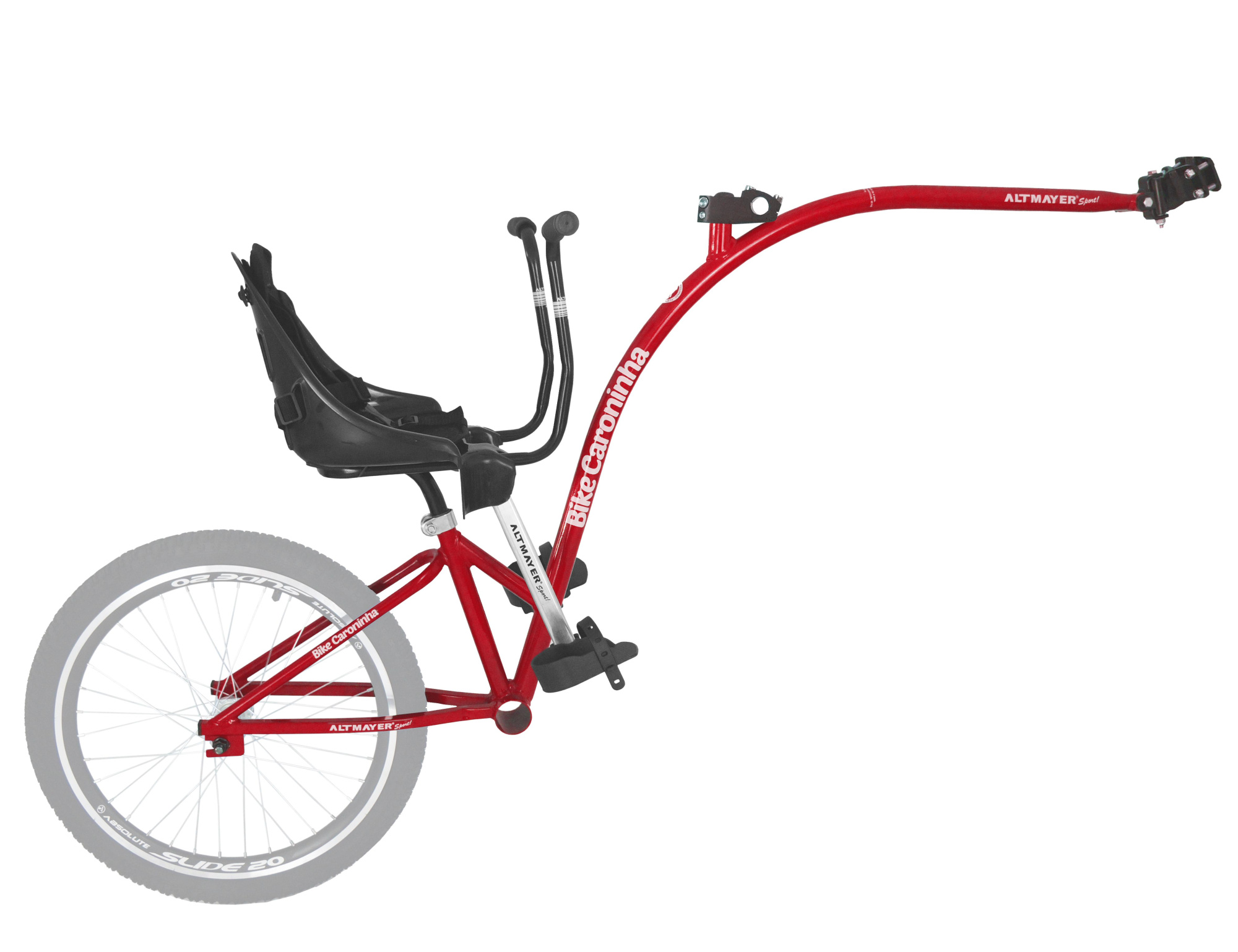 Bike Caroninha Baby Quadro Vermelho com Assento Preto