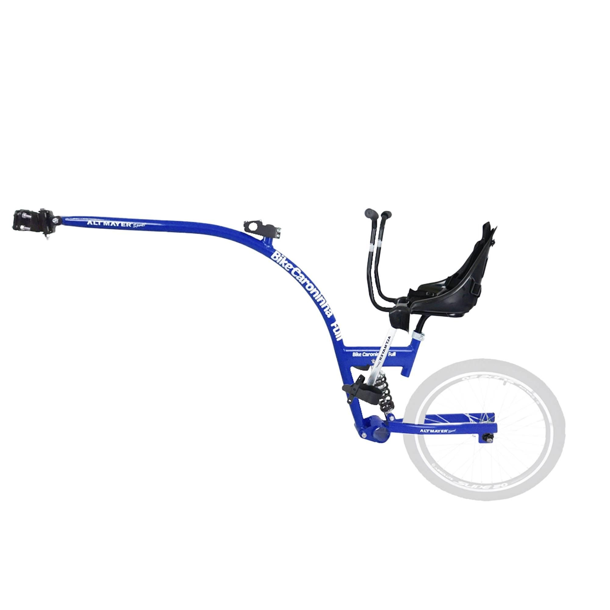 Bike Caroninha Baby Full Quadro Azul com Assento Preto