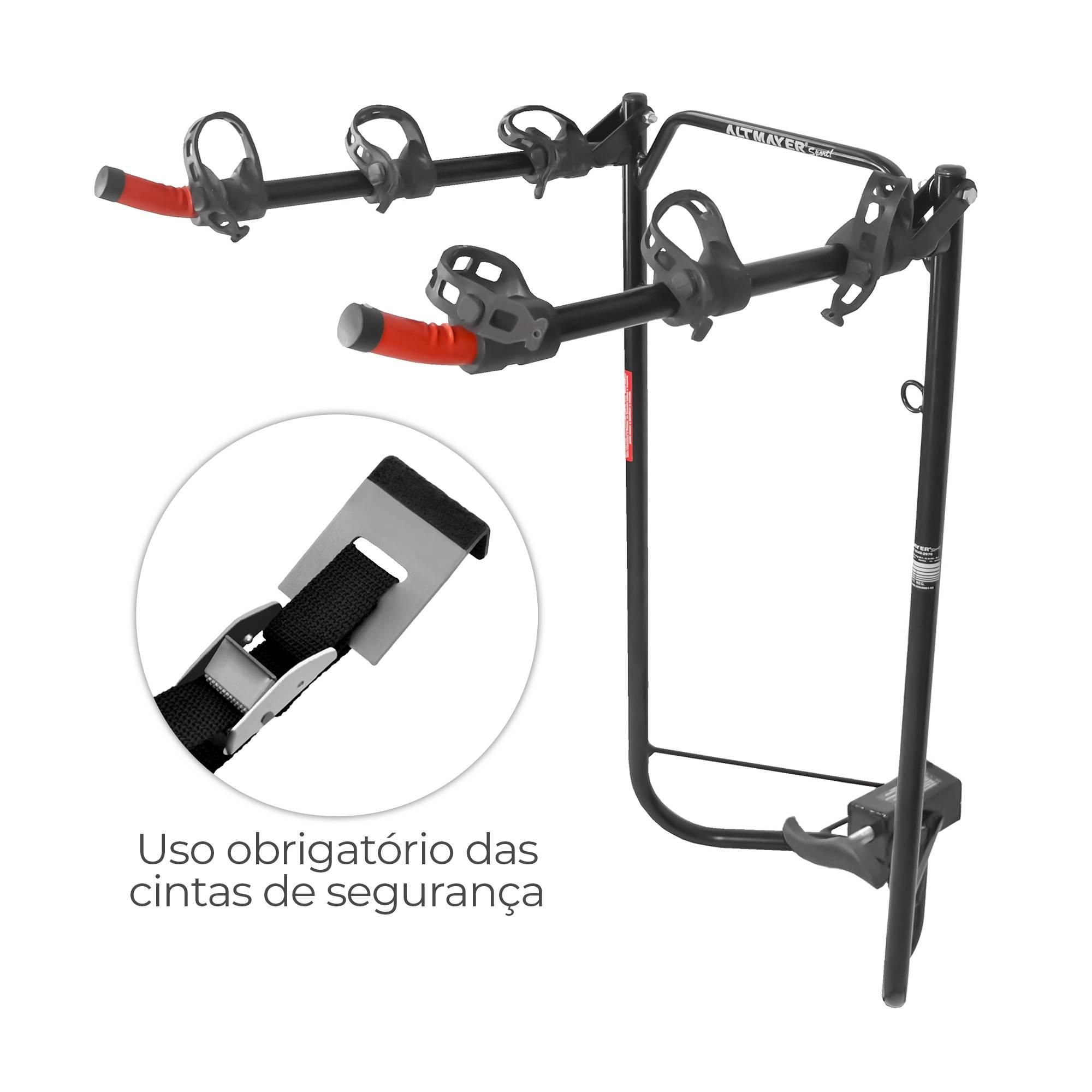 Transbike para Veículos com Estepe p/3 Bicicletas