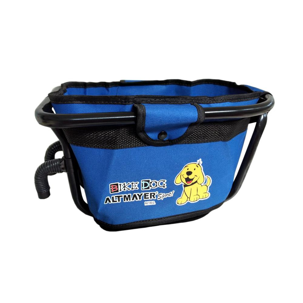 Cadeirinha para Pets Frontal Bike Dog Azul