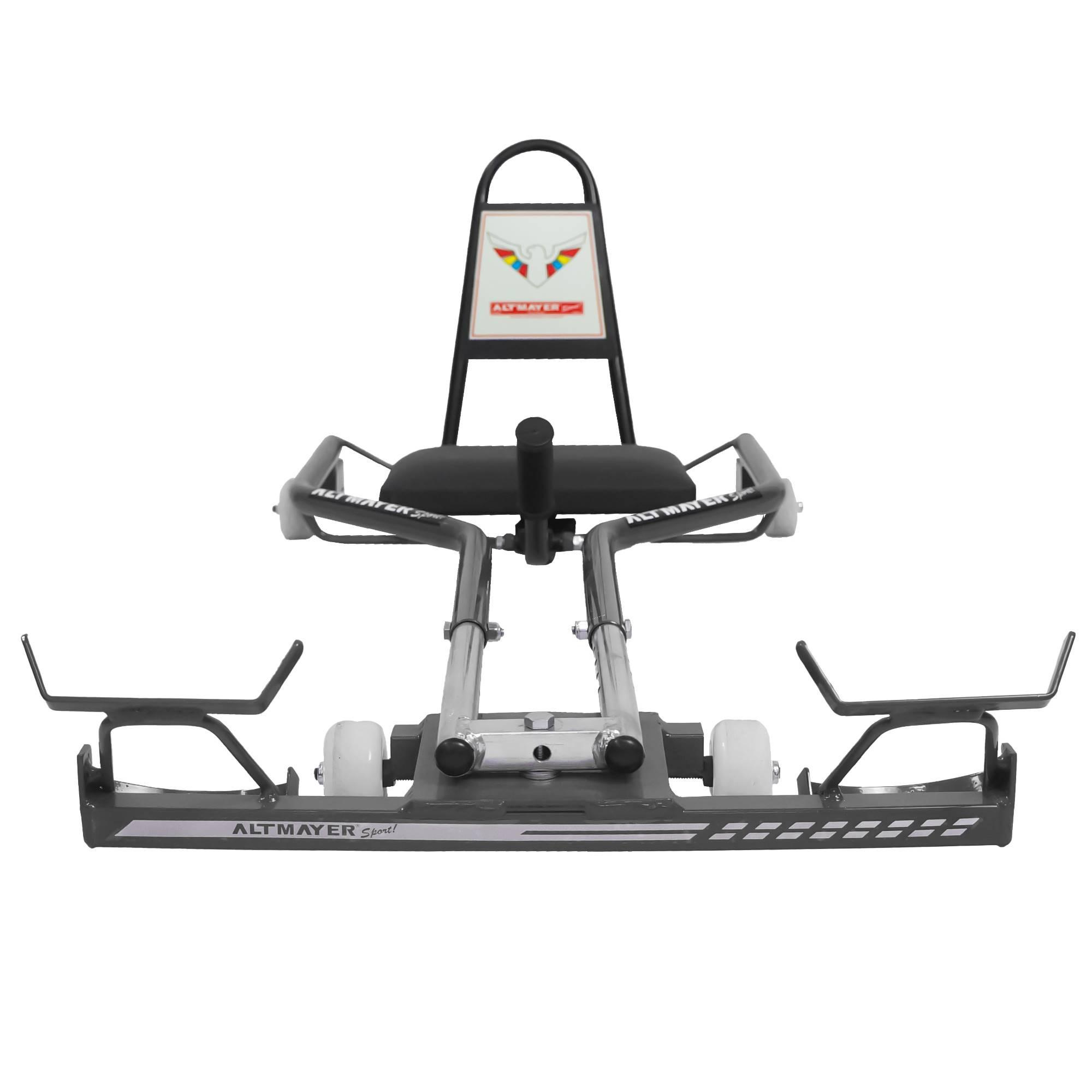 Carrinho de Rolimã Skate Car Cinza