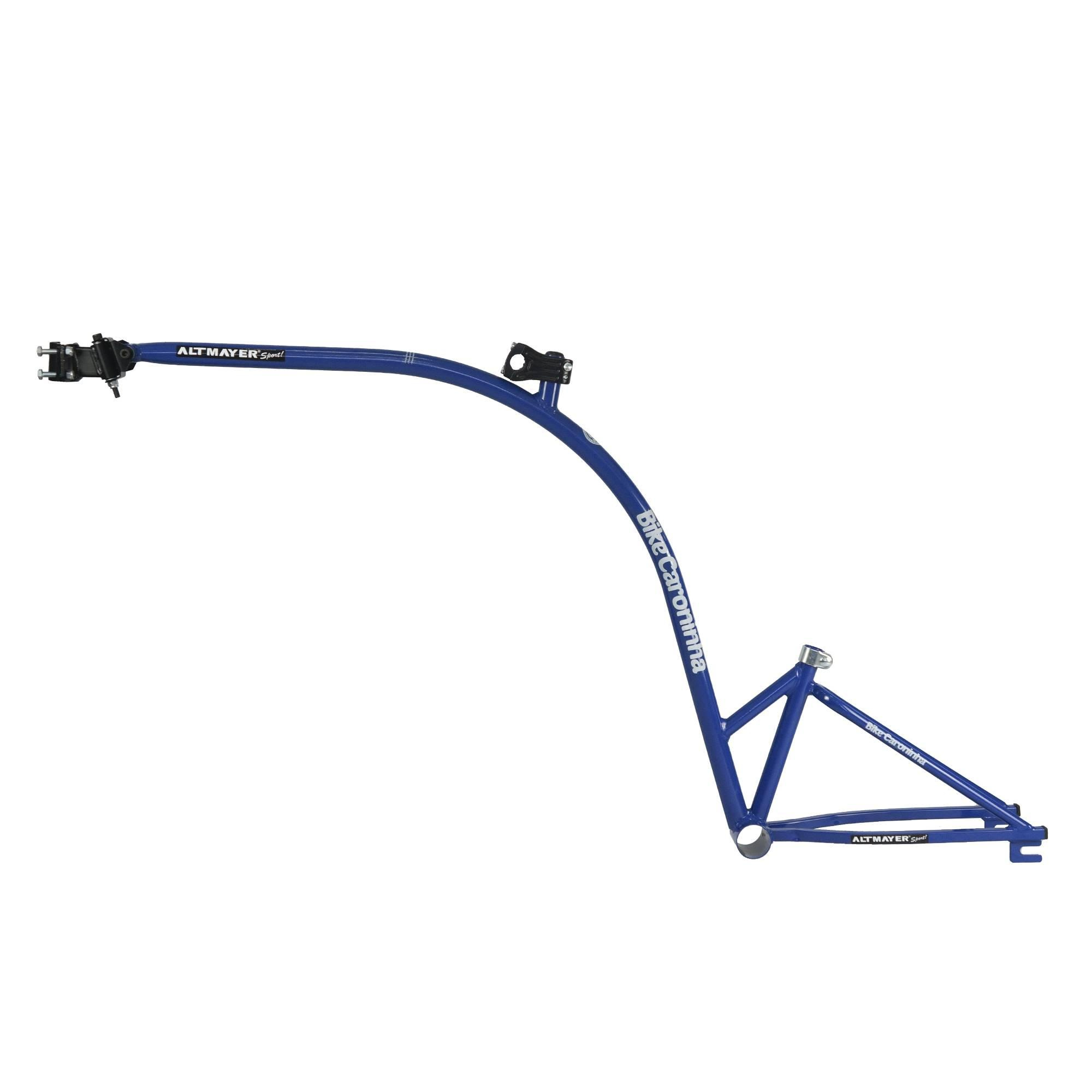 Bike Caroninha Azul Reboque Infantil - Apenas o Quadro