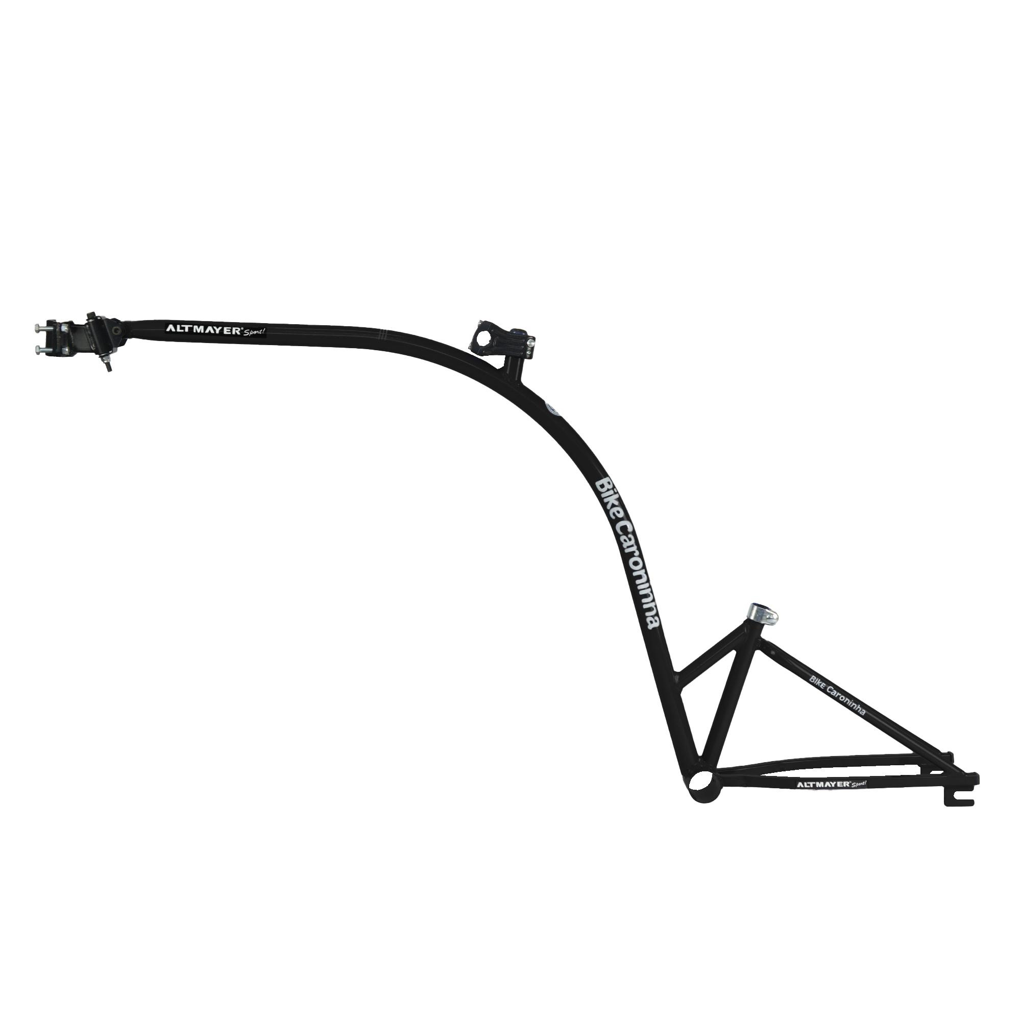 Bike Caroninha Preta Reboque Infantil - Apenas o Quadro