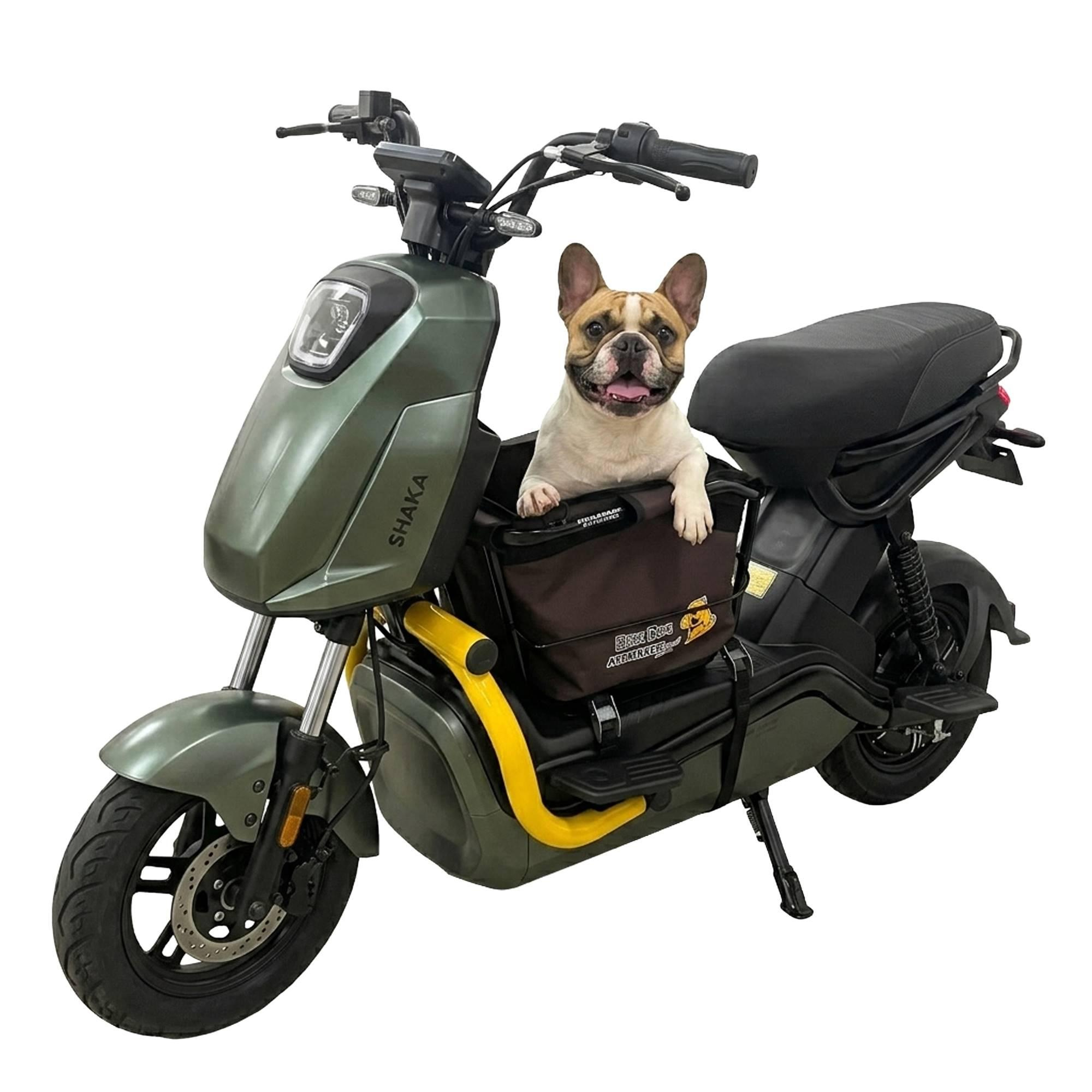 Caderinha Scooter Dog Marrom Transporte para Pets