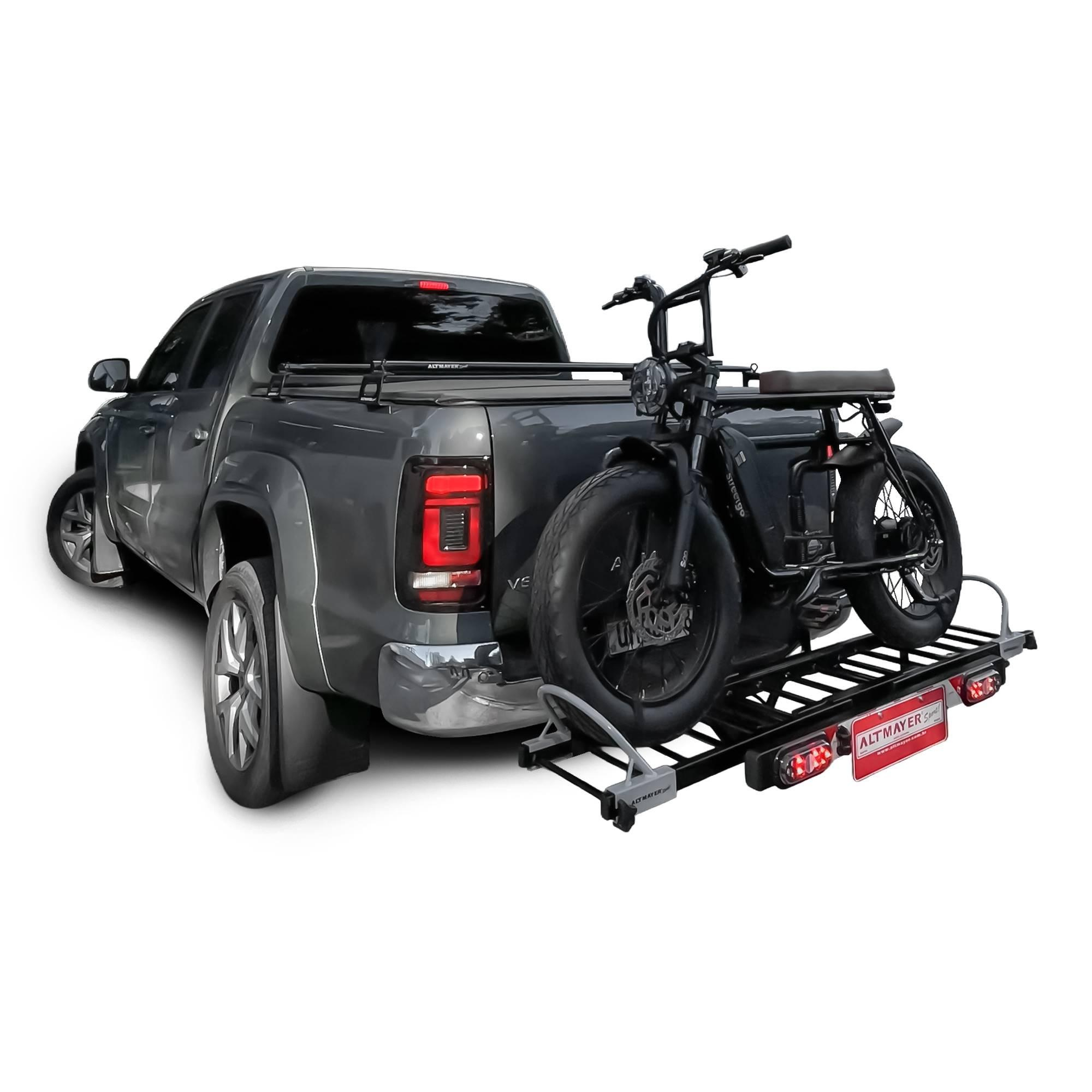 Porta Scooter para Engate Removível Premium com Rampa de Embarque